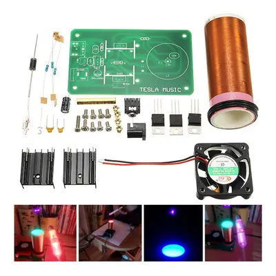 DIY Mini Music Tesla's Coil Kit Field Loudspeaker JX03 DIY Project Parts