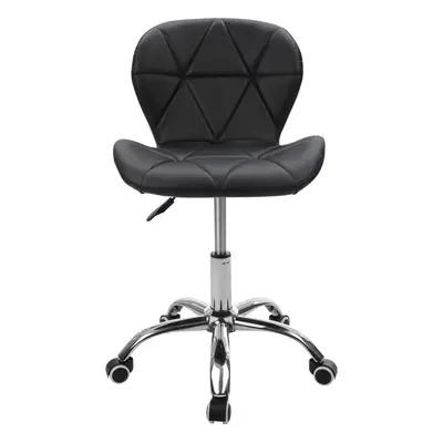 (Black) Home Office Chair Computer Desk Swivel Adjustable