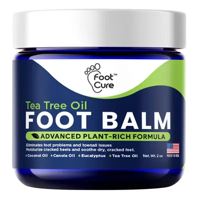 Tea Tree Oil Foot Balm - Foot Moisturizer For Dry Cracked Feet - Insta