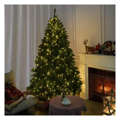 (6FT) Abrihome Pre-lit Lighted Artificial Christmas Tree