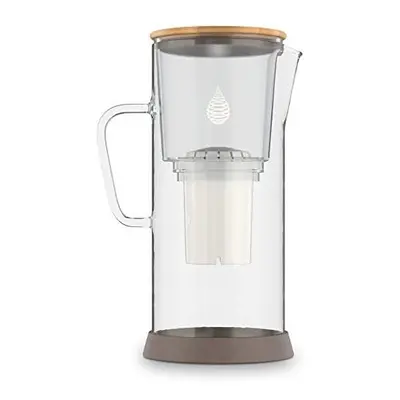 pH Restore Glass Alkaline Water Filter Jug - 3.5L Filter Water Jug with Multi-Stage Filtration, 