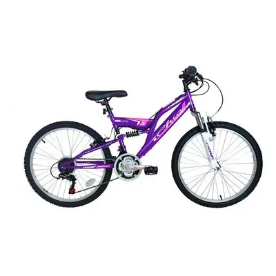 Dallingridge Chic Girls Full Suspension Mountain Bike 24" Wheel Purple