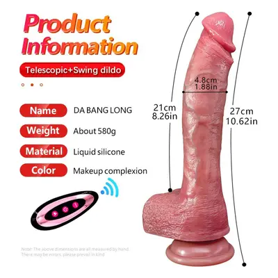 (L) Blue Veins Tyrannosaurus Liquid Silicone Electric Phallus Simulation Dildo Adult Sex Product