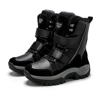 (black, 38) Tuinanle Women&apos;s Waterproof Winter Plus Warm Snow Boots Non-slip Wear-resistant