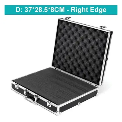 (37*28.5*8CM) Aluminum Tool Box Portable Safety Equipment Instrument Case Suitcase Outdoor Vehic