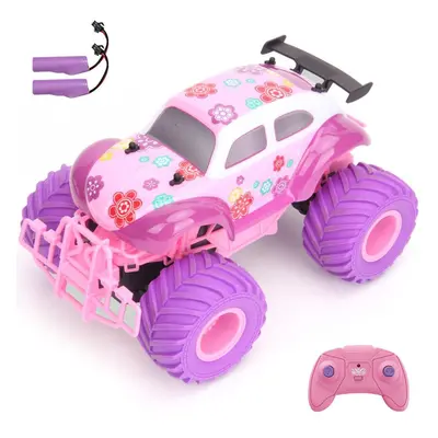 (pink,purple, Battery) Remote Control Car For Girls 2.4ghz Cute Pink Purple Remote Control Climb