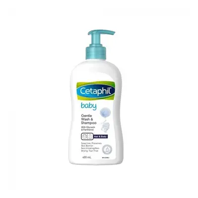 Cetaphil Baby Gentle Wash and Shampoo Pump Mild Cleansing Solution 400mL