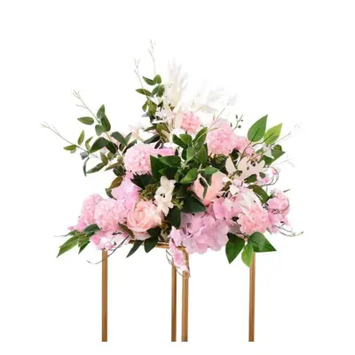 (baby pink) 40cm Artificial Flower Ball Table Decoration Home Party Floral T Stage Arrangement F