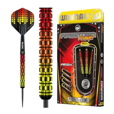 Firestorm Flame Gram Professional Tungsten Darts Set with Flights and Stems (Shafts)