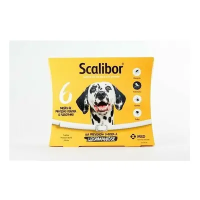 SCALIBOR Collar - Treatment for tick and flea for Dogs (Portuguese instructions)