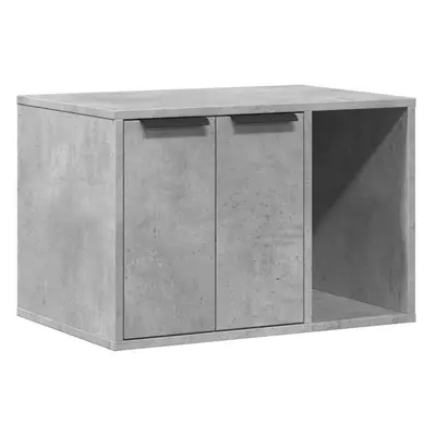 (concrete grey, x x cm) vidaXL Cat Litter Box Enclosure Hidden Cat House Cat Cabinet Engineered 