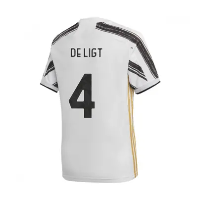 (XL) Juventus Adidas Home Football Shirt (DE LIGT 4)