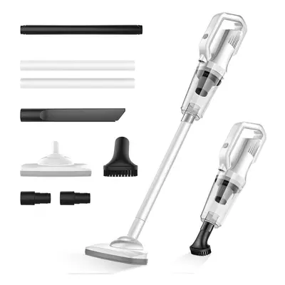 Cordless Bagless Stick Vacuum Cleaner 12000Pa With Front LED Light 6000mAh Battery Autonomy min 