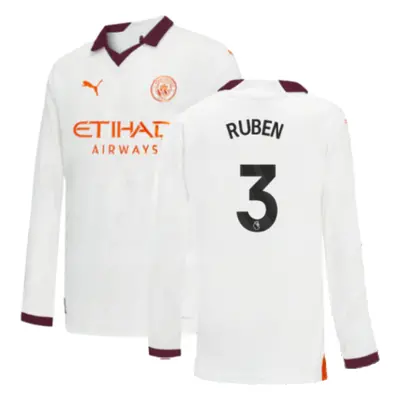 (SB) Man City Long Sleeve Away Shirt (Kids) (RUBEN 3)