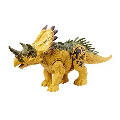 Jurassic World Dinosaur Toys with Roar Sound & Attack Action, Wild Roar Posable Figures, Physica