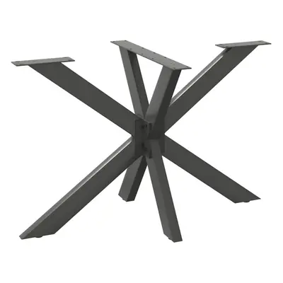 (anthracite, x x (72-73) cm) vidaXL Dining Table Legs Spider Shape Desk Legs Furniture Legs pcs 