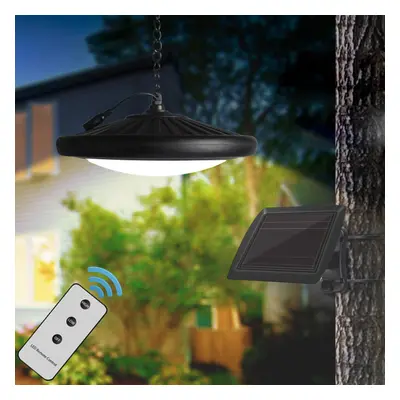 Solar Powered Pendant Light Remote Control Hanging Lamp Waterproof Yard Garden