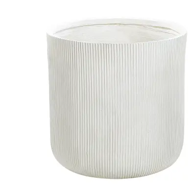 Flower Pot Fibre Clay cm Off-White OREOI