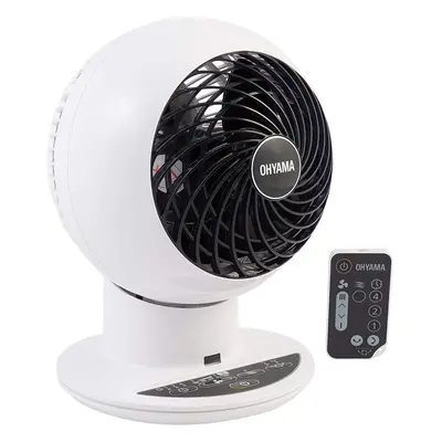 Iris Ohyama Fan, PCF-SC15T, 6.2 Inch, Swings Up/Down & Left/Right, Timer, Remote, Speeds