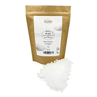 Techspa Plain Paraffin Wax Skin Therapeutic Treatment for Hands and Feet 1kg Made in Uk