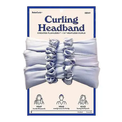 (light blue) Robecurls,heatless Hair Curler Heatless Curls Headband