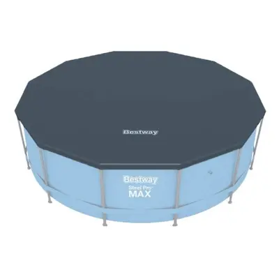 BW58037 feet Steel Frame Swimming Pool Cover,Blue