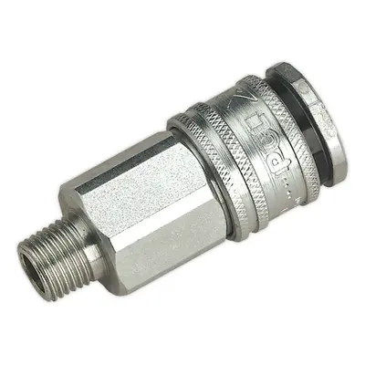 1/4" BSPT Male Coupling Body - psi Free Airflow Rate - Hardened Steel