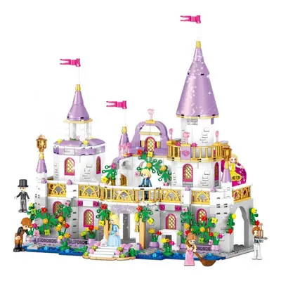 Princess Castle Girl Series Small Particle Assembling Building Blocks Educational Toys