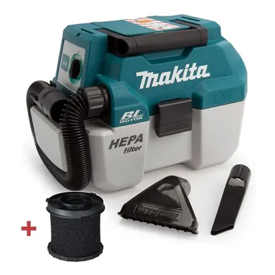 Makita DVC750LZ 18V Brushless Wet & Dry Vacuum Cleaner LXT L-Class + Wet Filter