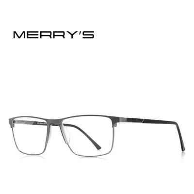 (grey, +100) Merrys Design Anti Blue Light Blocking Men Reading Glasses Cr-39 Resin Aspheric Gla