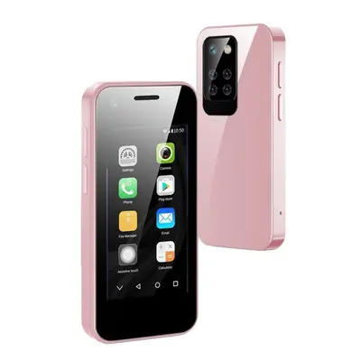 (pink) Soyes Mi12 Mini Smartphone 2.5-inch Hd Display Dual Sim Android 6.0 Ram 1gb Rom 8gb 1580m