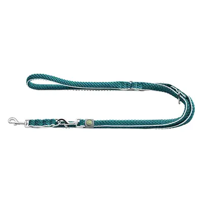 HUNTER HILO Adjustable Dog Lead with Lightweight Mesh Material, 2.5 x cm, Turquoise