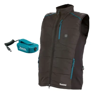 Makita DCV202ZXL LXT 18v Cordless Battery Heated Vest Gilet - Black Extra Large