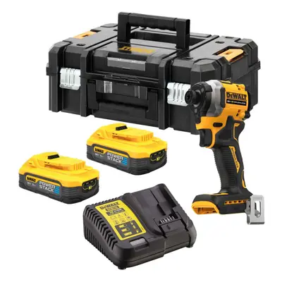 Dewalt DCF850H2T 18v XR Brushless Powerstack Impact Driver x 5Ah Batteries