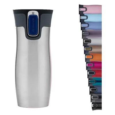 (470 ml, Stainless Steel) Stainless Steel Thermal Mug, Vacuum Flask, Leakproof Tumbler, Coffee M