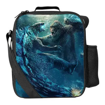 (11) Godzilla Lunch Bag Thermal Insulated Cooler School