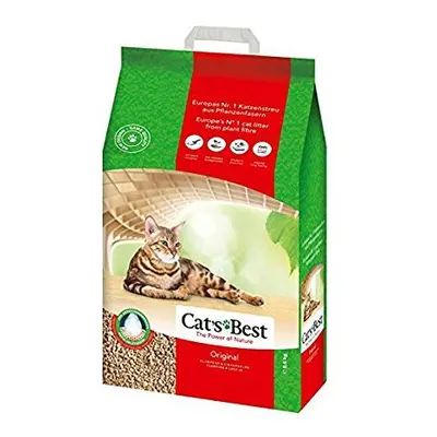 Oko Cats Best Wood Litter Original Clumping Plus Cat Litter, Liter