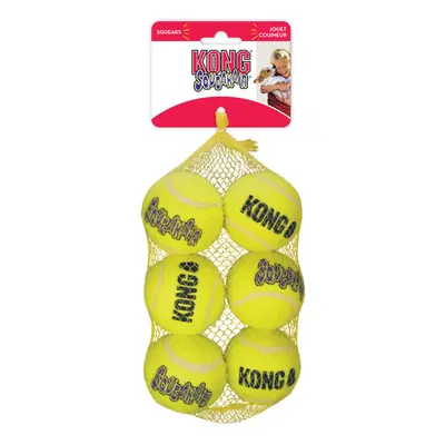 Kong Air Squeaker Tennis Balls Medium 6pack