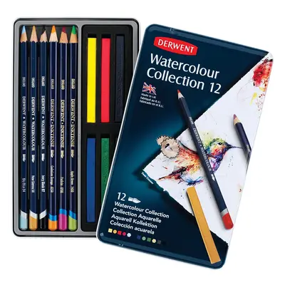 Derwent Watercolour Collection Tin Set of Watersoluble Mixed Media