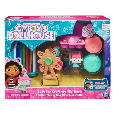 Gabby's Dollhouse - Deluxe Room - Baby Box Craft-a-riffic Room