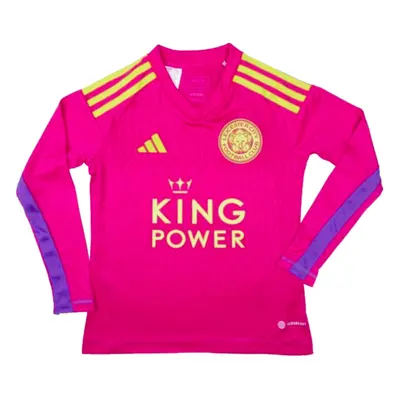 (MB) Leicester City Home Goalkeeper Shirt (Pink) - Kids