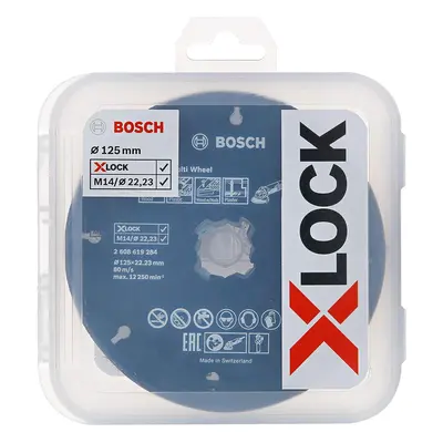 Bosch Professional 5-Piece X-LOCK Cutting Discs Set (Stainless Steel, Metal, Ã mm, Accessories 