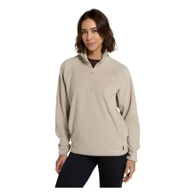 (18 UK, Beige) Animal Womens/Ladies Stockholm Half Zip Fleece Top