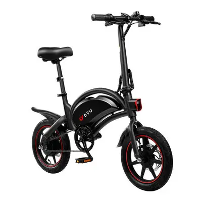 DYU D3F 250W MOTOR 25KM/H 36V/10AH INCH ELECTRIC BIKE (Black)