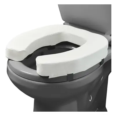 (2 inches) Senior toilet seat increases inches. Universal fit - raised toilet seat features high