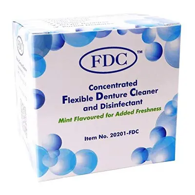 Flexible Denture Cleaner FDC ~ Months Supply ~ Valplast & Other Dental Appliances (4 Boxes (1 Ye