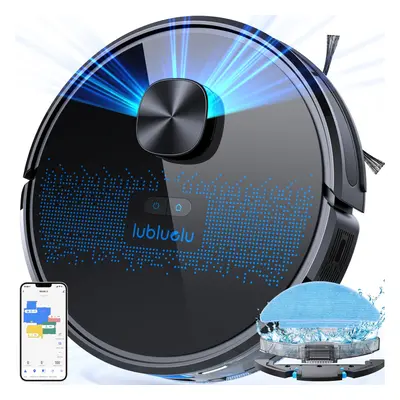 Lubluelu Robot Vacuum Cleaner with Mop 4000Pa, in Robot Vacuum, Lidar Navigation, Real-Time Mapp