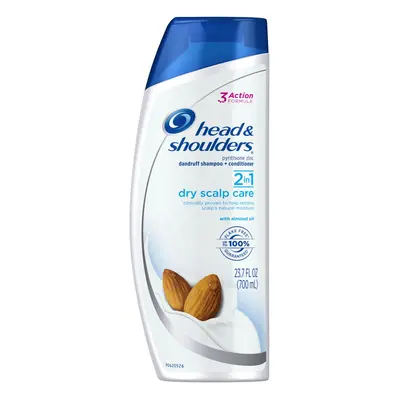 Head and Shoulders Dry Scalp Care with Almond Oil 2-in-1 Anti-Dandruff Shampoo + Conditioner 23.