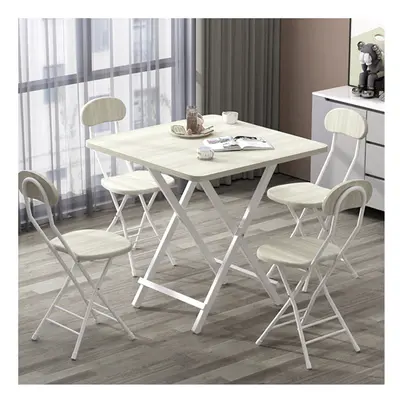 70cm Folding Dining Table and Chairs Space Saving Kitchen Table Chairs Set