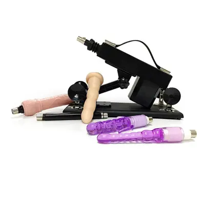 (black) Sex Machine With New Attachments Female Masturbation Pumping Gun Automatic Sex Machines